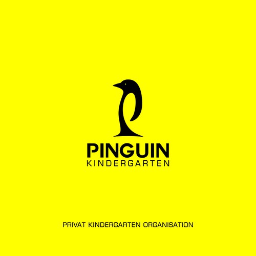 Redesign the penguin-logo from 1985 / German Kindergarten