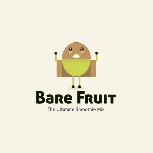 Cute quirky kiwi fruit