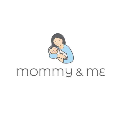 Mother and baby logo