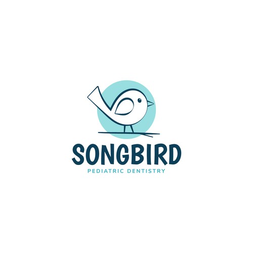Cute bird logo