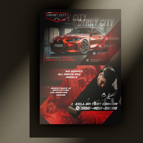 DERBY CITY Flyer Luxury design for maintenace super car.