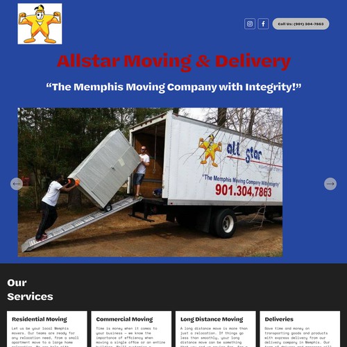 Allstar Moving & Delivery SEO Design