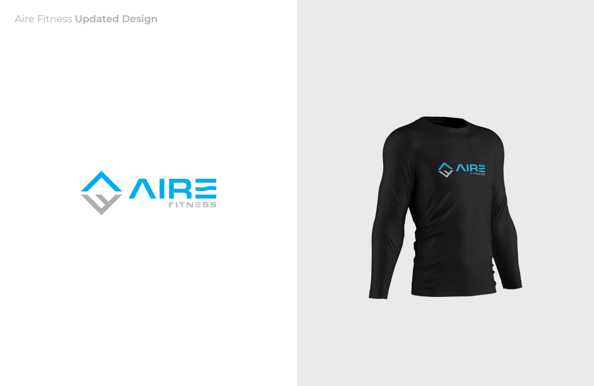 Logo Variants for Aire Fitness Subsidiaries. Part 1