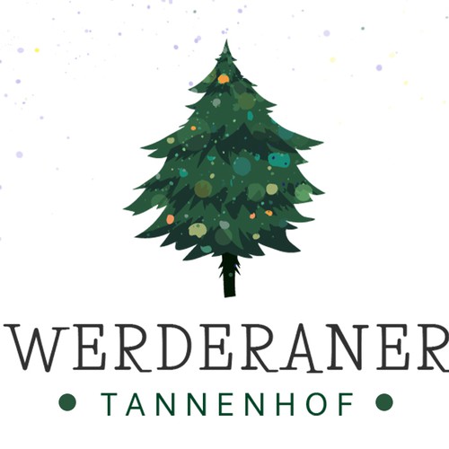 Logo for a company selling Christmas trees