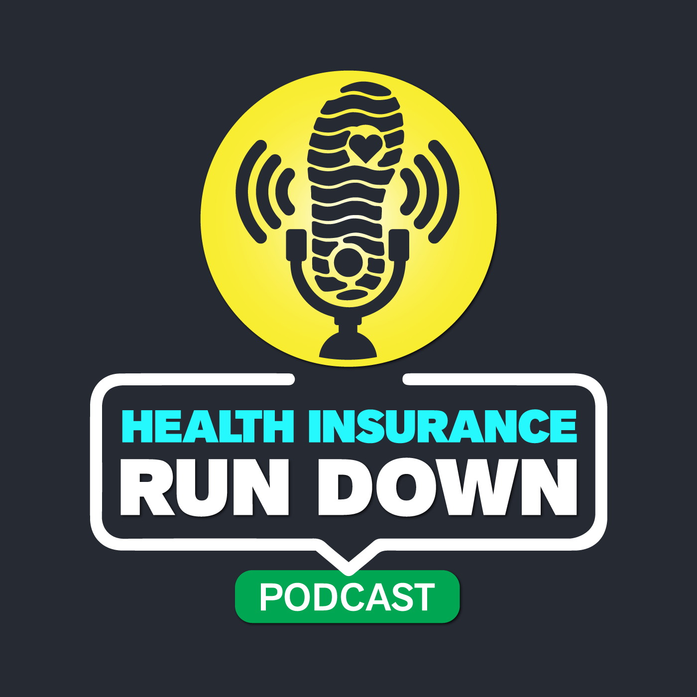 Fun, playful & eye catching podcast cover art needed to launch on riveting topic of health insurance