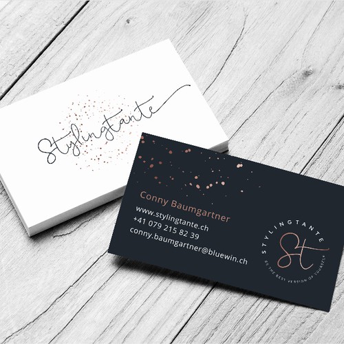 Logo & business card design for Stylingtante | Fashion and Makeup Stylist