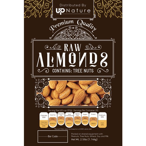 Label For Almonds Product