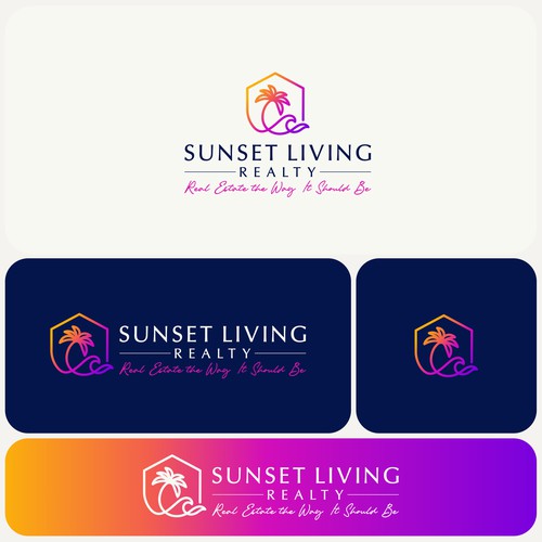 Logo design for Sunset Realty