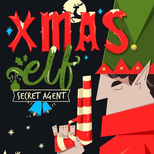 Book Cover design for Christmas Elf: Secret agent