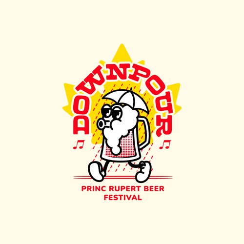 DOWNPOUR Princ Rupert Beer Fest Logo