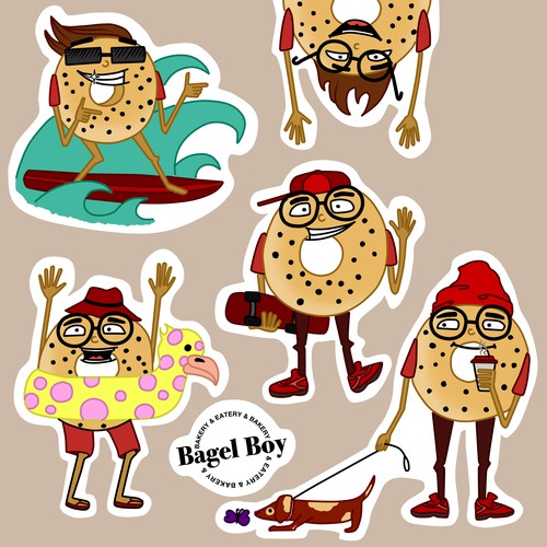 Stickers for bakery