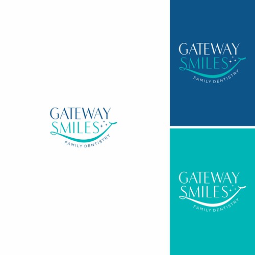 Logo design for Gateway Smiles Family Dentistry