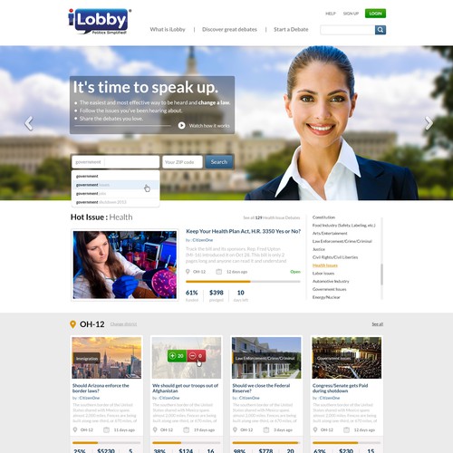 Create a winning design for iLobby