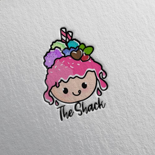 Mascot logo concept for Ice cream