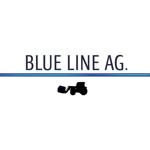 Blue Line Sleek Logo