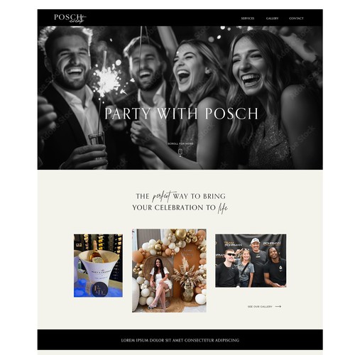 Event Planning Company Website