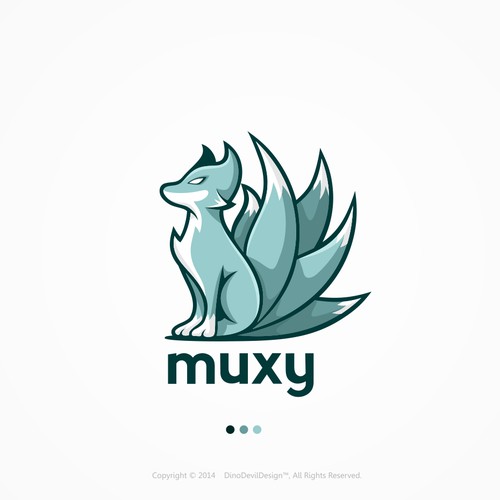 Muxy Logo and Character.