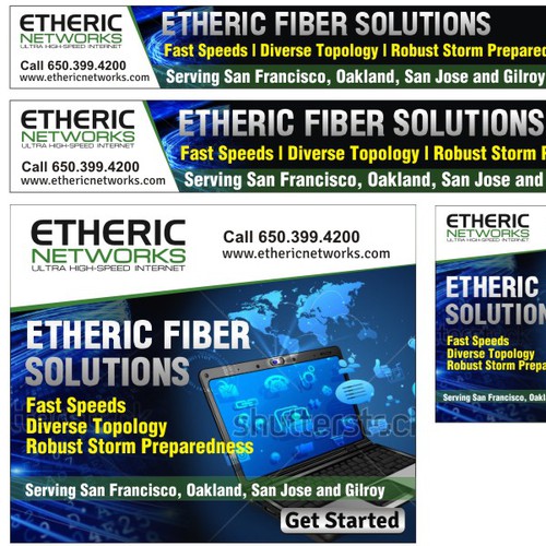 Create Banner Ad for Fiber Internet Solutions