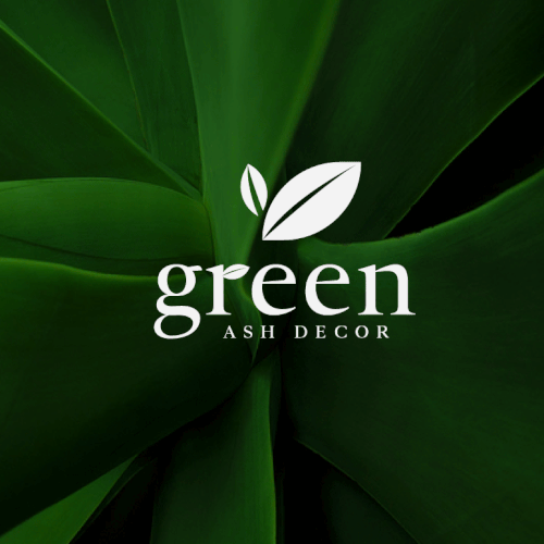 Green Ash Decor Logo design