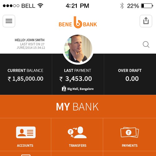 Design the coolest Un-banking app ever