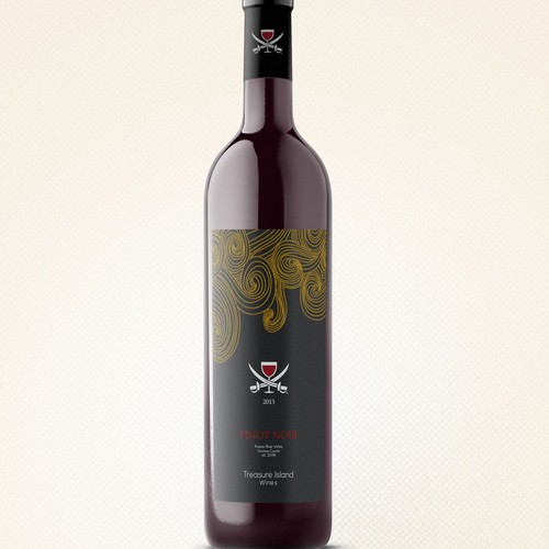 TI Wines Upscale Wine label