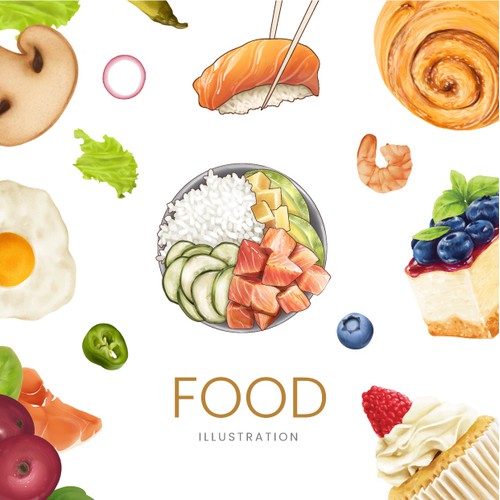 Food Illustration portfolio