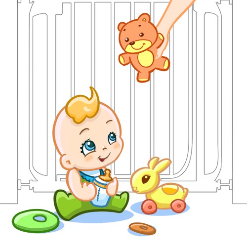Unleash your inner ILLUSTRATOR! Illustration for Baby goods retailer.
