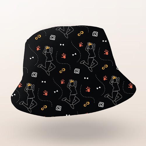 Bucket Hat Design for Boys (black culture theme)