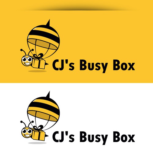  box logo and brand design for CJ's Busy Box