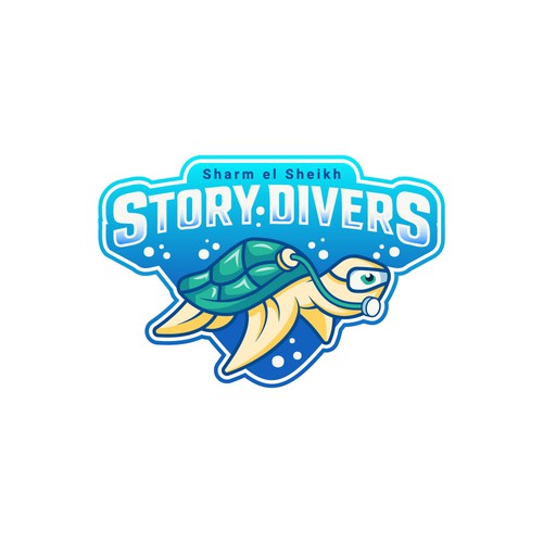 Sportive Logo Concept for diving center