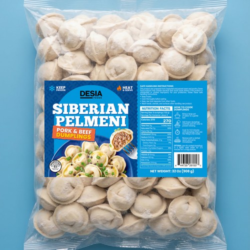 Dumplings / Pelmeni package design