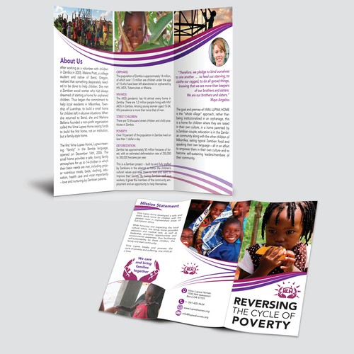 Update brochure for Orphanage in Africa