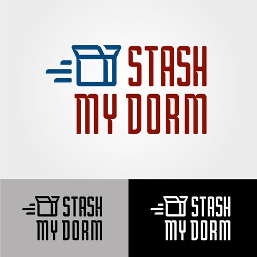 Stash My Dorm - Logo design