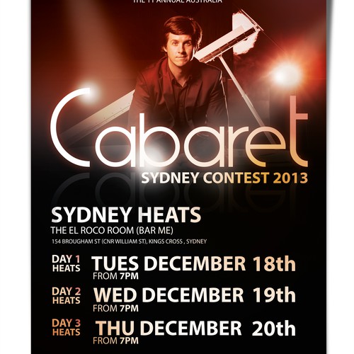 Poster design needed for the Your Theatrics International Cabaret Contest