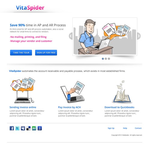 Website for Vita Spider