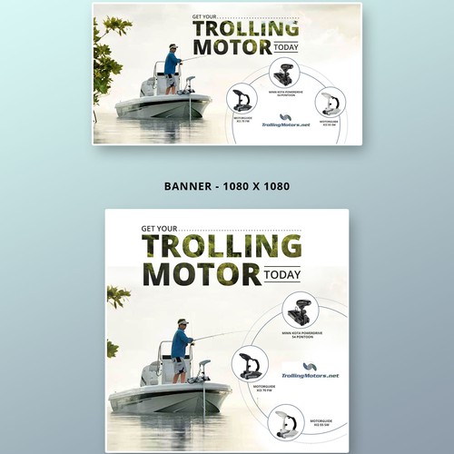 Banner design for Trolling Motor