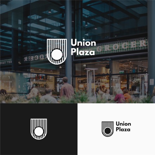 Logo for a plaza place.