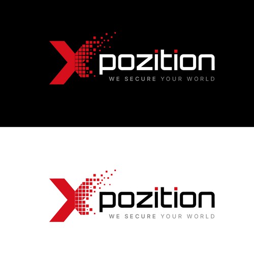 Modern Logo Design for “Xpozition” cybersecurity start up.