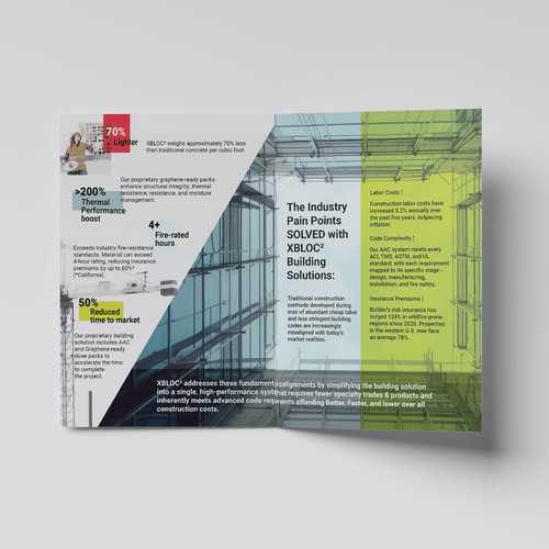 Construction Tech Brochure design