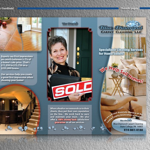 New brochure design wanted for Blue Diamond Carpet Cleaning