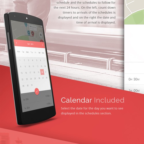 Beautiful design for a transit app