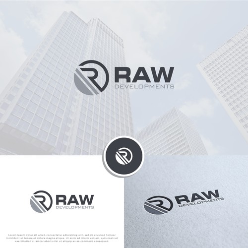 Logo concept for Raw Developments.