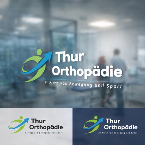 Dynamic Motion Mark — Logo for a Movement & Sports Health Practice