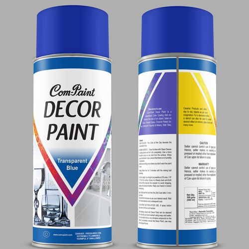 Paint label design