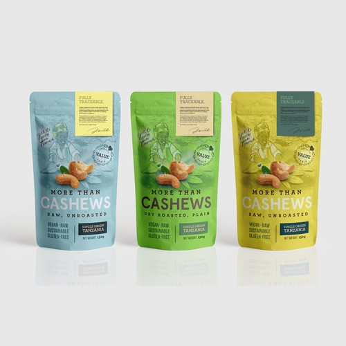 Organic Cashews Packaging