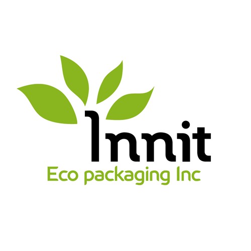 Create an original "green" logo for a redesigned eco food packaging