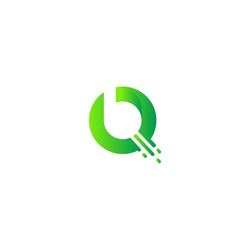 Q and B combination for a bank logo