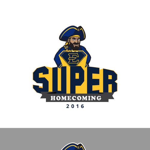 super homecoming logo concept 