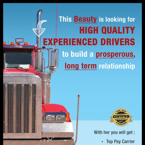 Recruiting truck driver Ad