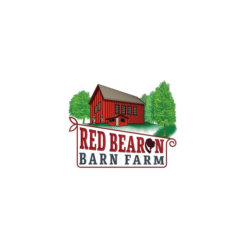 Barn farm logo design